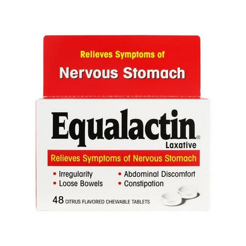 Equalactin, Laxative Chewable Tablets Citrus Flavored, 48 Count Equalactin