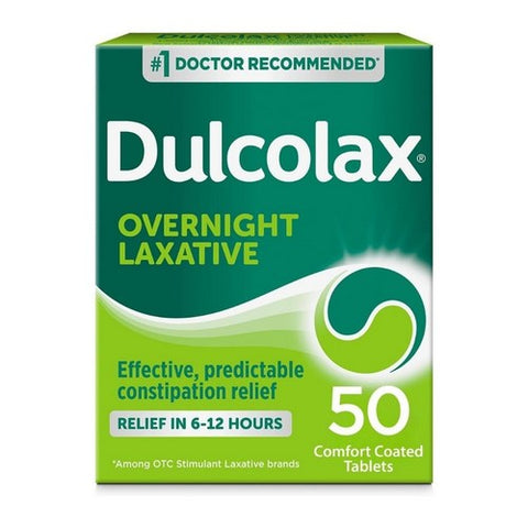 Dulcolax, Stimulant Laxative Comfort Coated Tablets, 50 Count Dulcolax