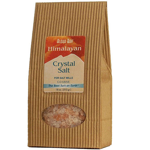 Aloha Bay, Himalayan Crystal Salt Coarse, 18 OZ Aloha Bay