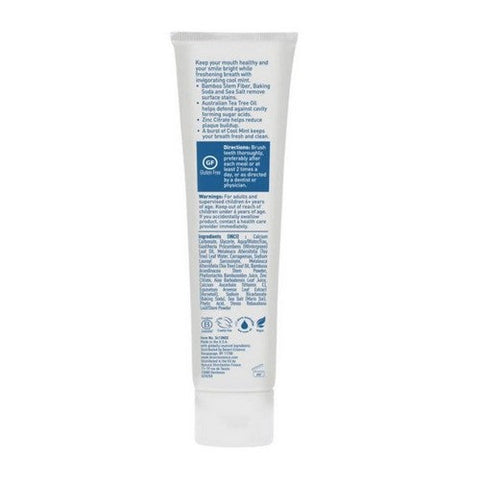 Desert Essence, Tea Tree Oil Whitening Plus Toothpaste Cool Mint, 6.25 Oz Desert Essence