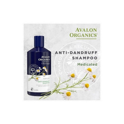 Avalon Organics, Anti-Dandruff Shampoo Itch & Flake Therapy, 14 Oz, Itch & Flake Therapy Avalon Organics