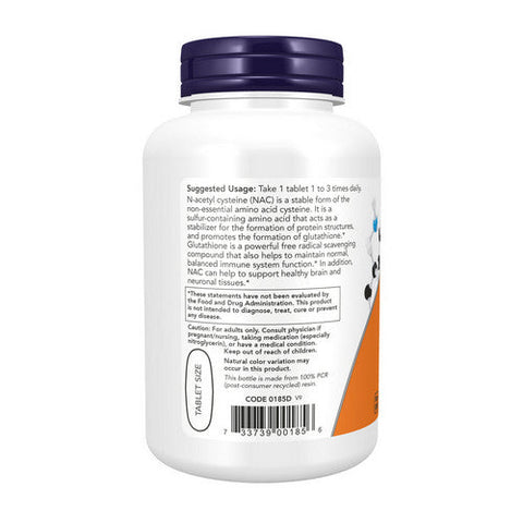 Now Foods, N-Acetyl-L-Cysteine (NAC), 1000 mg, 120 Tabs Now Foods
