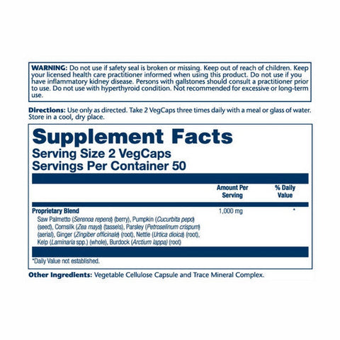 Solaray, Prostate Blend SP-16, 100 Veg Caps Solaray