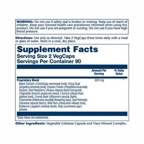 Solaray, Female Hormone Blend SP-7C, 180 Caps Solaray