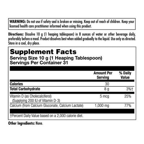 Kal, Crystal Calcium, 10.6 oz Kal