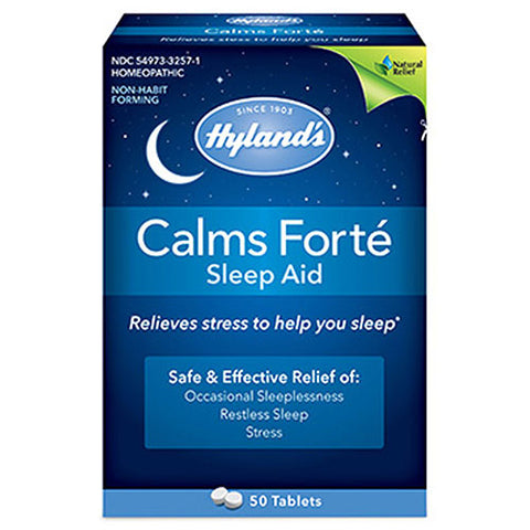 Hylands, Calms Forte Sleep Aid, 50 Tabs Hylands