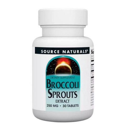 Source Naturals, Broccoli Sprouts Extract, 250 Mg, 30 Tabs Source Naturals