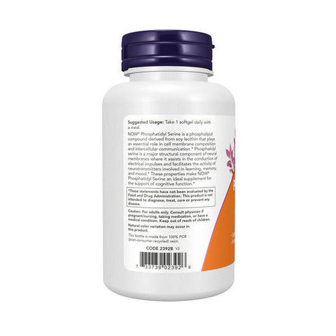 Now Foods, Phosphatidyl Serine, 300 mg, 50 Softgels Now Foods