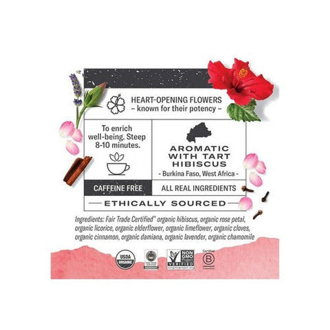 Numi Tea, Organic Herbal Teasan Hibiscus, 16 Bags Numi Tea