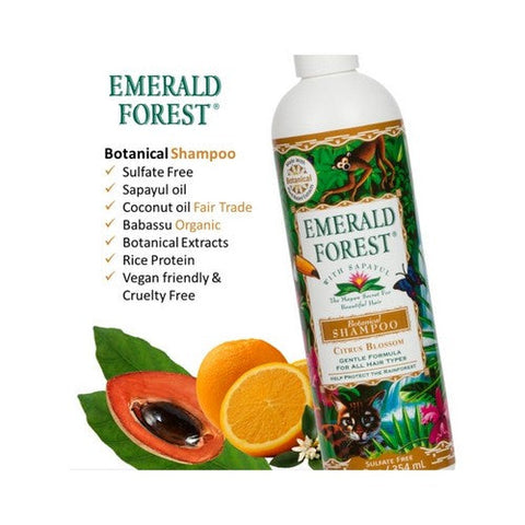 Botanical Shampoo Citrus Blossom 12 Oz by Emerald Forest Emerald Forest
