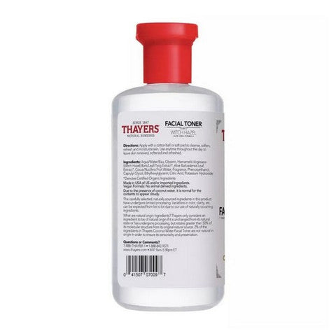 Thayers, Witch Hazel Alcohol-Free Toner Coconut Water, 12 Oz Thayers