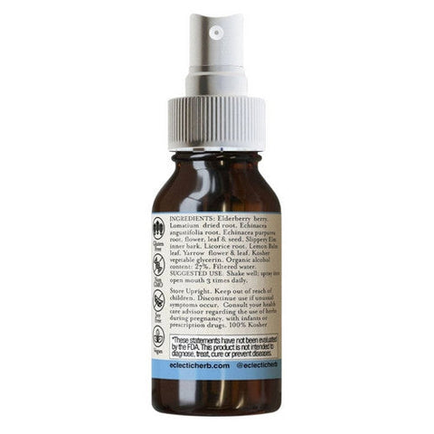 Eclectic Herb, Lomatium Elderberry Spray, 1 Oz Eclectic Herb