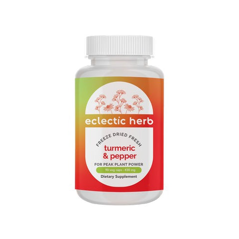 Eclectic Herb, Turmeric & Pepper, 90 Caps Eclectic Herb