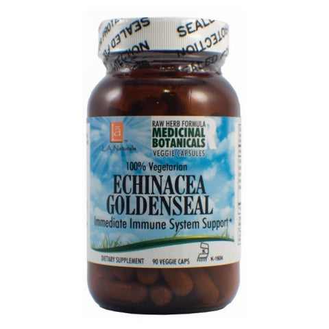 L. A .Naturals, Echinacea Goldenseal Raw Formula, 90 Veg Caps L. A .Naturals