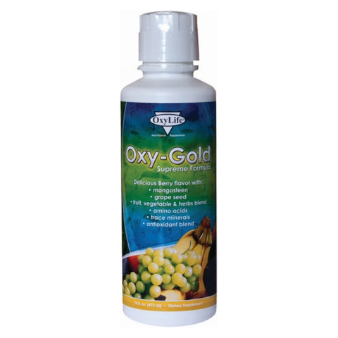 Oxy Gold Vitamin & Minerals 16 Oz by Oxylife Products