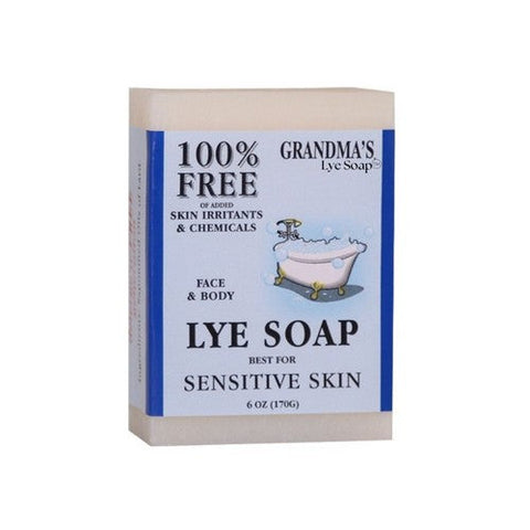 Grandmas Pure & Natural, Pure Lye Face And Body Soap, 6 Oz Grandmas Pure & Natural