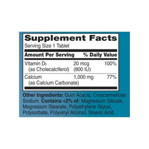 21st Century, Calcium Plus D3, 1000 Mg, 90 Tabs 21st Century