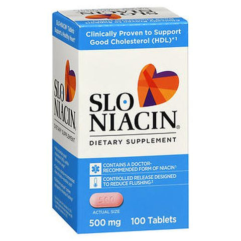 Slo-Niacin, Slo-Niacin, 500MG, 1000 Tabs Slo-Niacin