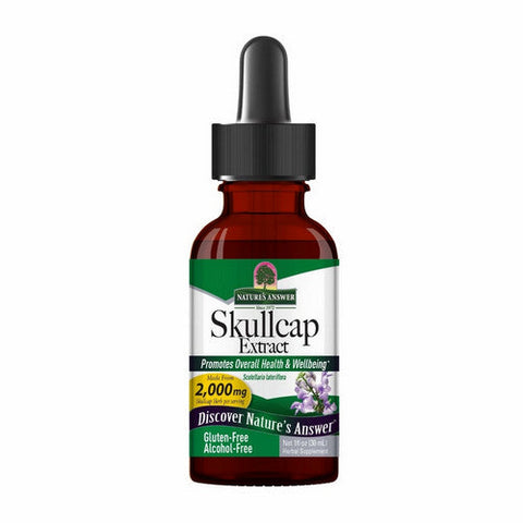 Nature's Answer, Skullcap Extract Herb Alcohol Free, 2000 Mg, 1 Oz Nature's Answer