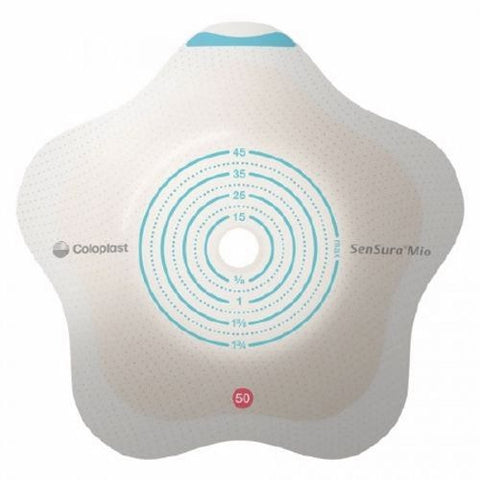 Coloplast, Ostomy Barrier SenSura  Mio Convex Flip Trim To Fit, Standard Wear Red Code 3/8 to 2-1/8 Inch Stoma, Box Of 5 Coloplast