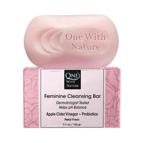 One with Nature, Feminine Cleansing Bar Petal Fresh, 3.5 Oz One with Nature