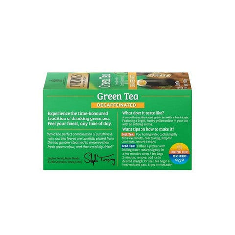 Twinings, Green Tea Decaffeinated, 20 Bags Twinings