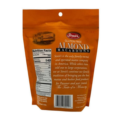 Streits, Almond Macaroon Cookie, 10 Oz(Case Of 12) Streits