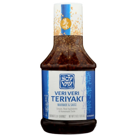 Sauce Veri Veri Teriyaki Case of 6 X 21 Oz by Soy Vay
