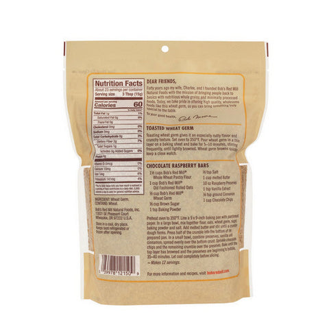 Bobs Red Mill, Wheat Germ, 12 Oz(Case Of 4) Bobs Red Mill
