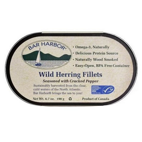 Herring Wild Crkd Pppr 6.7 Oz(Case Of 12) by Bar Harbor