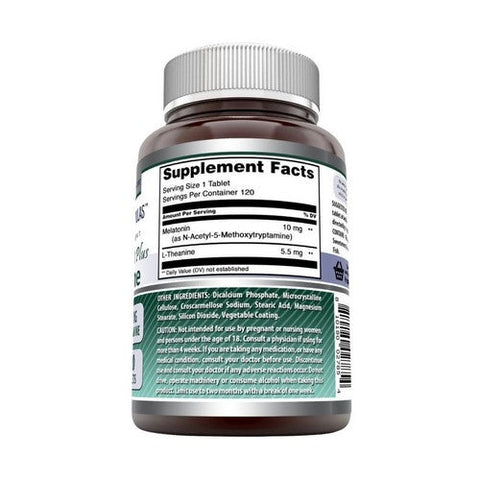Amazing Nutrition, Amazing Formulas Melatonin Plus L-Theanine, 15.5 Mg, 120 Tabs Amazing Nutrition