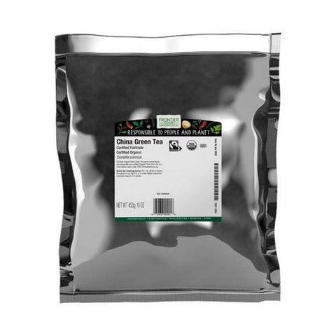 Frontier Coop, Organic Fair Trade China Green Tea, 16 Oz Frontier Coop