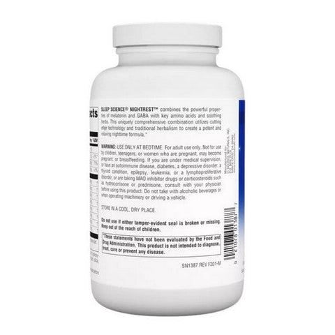 Source Naturals, Sleep Science Nightrest With Melatonin, 200 Tabs Source Naturals