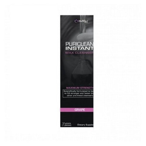 Purified, Max Cleansing Powder Grape, 1 Packet Purified