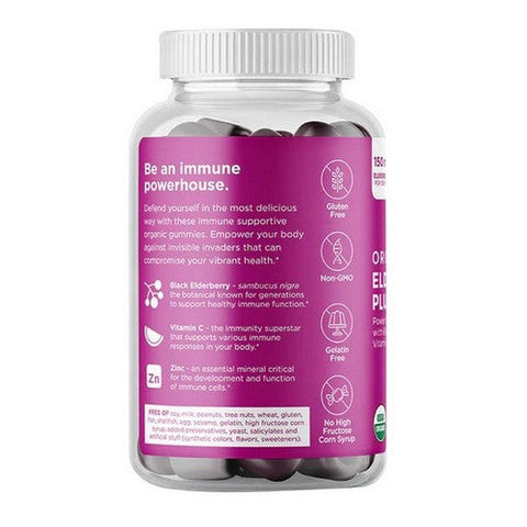 Hylands, Organic Elderberry Plus Gummies, 60 Count Hylands