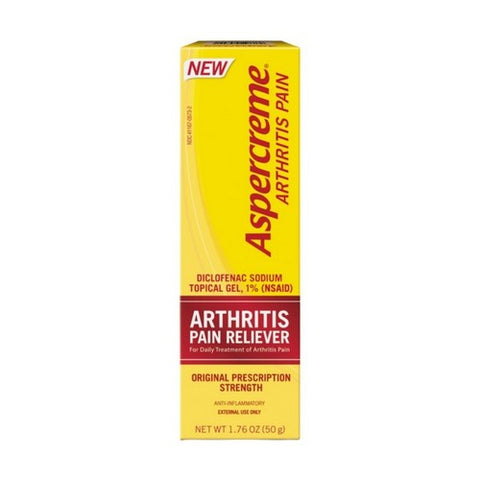 Aspercreme, Arthritis Pain Reliever Diclofenac Sodium 1% Topical Gel, 1.76 Oz Aspercreme