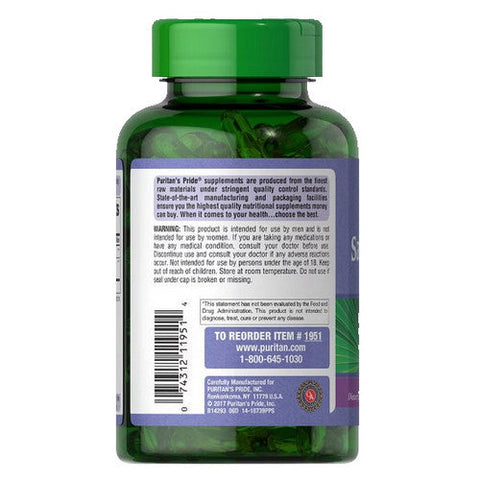 Puritan's Pride, Saw Palmetto Extract, 180 Softgels Puritan's Pride
