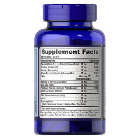 Puritan's Pride, Vitamin B-50 Complex, 250 Caplets Puritan's Pride
