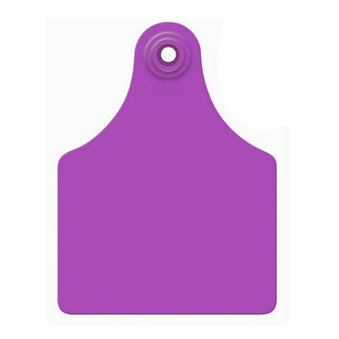 Allflex, Allflex Global Maxi Blank Tags Purple 25's, 1 Count Allflex