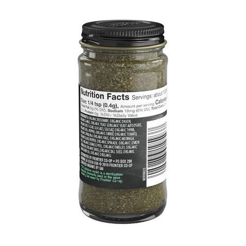 Frontier Coop, Organic Green Harvest Seasoning, 1.50 Oz Frontier Coop