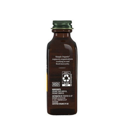 Simply Organic, Organic Lemon Flavor, 2 Oz Simply Organic