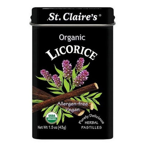Licorice Pastilles 1.5 Oz by St.Claires Organics