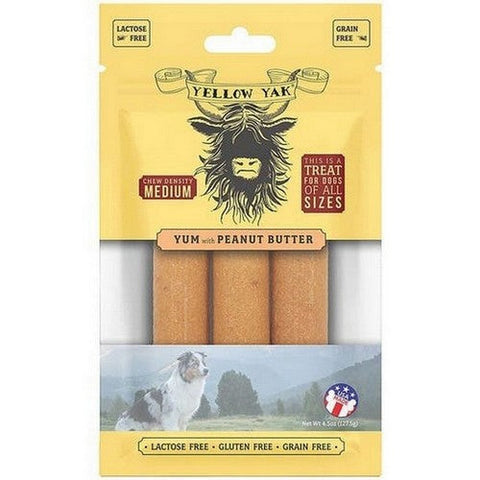 Yellow Yak, Peanut Butter Yum Chews, 4.5 Oz Yellow Yak