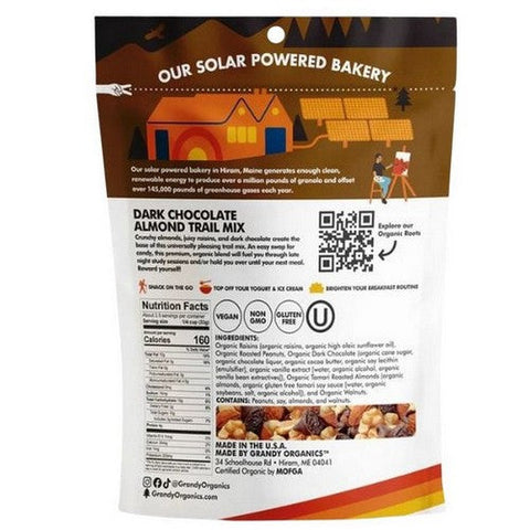 Grandy Oats, Dark Chocolate Almond Trail Mix, 4 Oz Grandy Oats