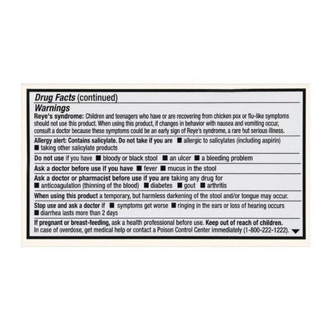 Foster And Thrive, Stomach Relief Bismuth Subsalicylate, 262 Mg, 40 Caps Foster And Thrive