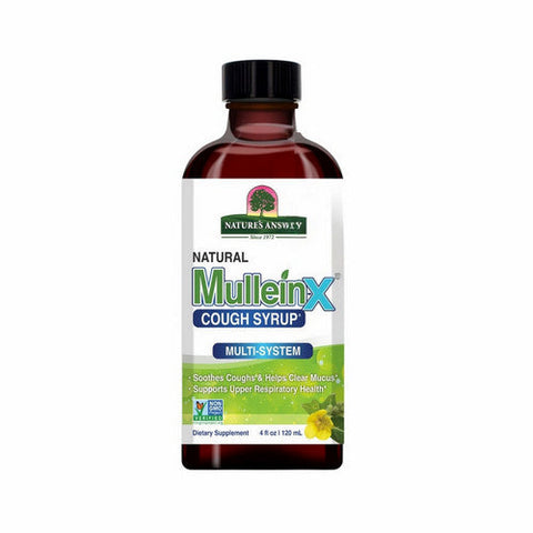 Nature's Answer, Natural Mullen-X Cough Syrup Multi-System, 4 Oz Nature's Answer