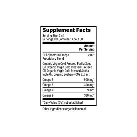 Global Healing Center, Omega 3-6-7-9, 2 Oz Global Healing Center