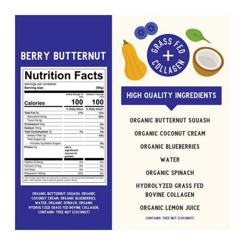 Serenity Kids, Smoothie Plus Protein Berry And Butternut Dairy Free, 3.5 Oz(Case Of 6) Serenity Kids