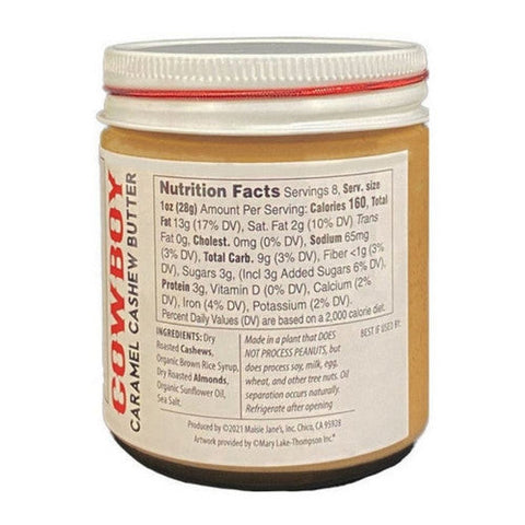 Maisie Janes, Cowboy Caramel Cashew Butter, 8 Oz(Case Of 6) Maisie Janes