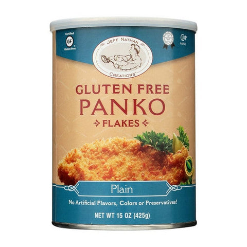 Jeff Nathan, Plain Panko Crumbs Gluten Free, 15 Oz(Case Of 12) Jeff Nathan